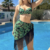Nora bedruckter Sarong-Bikini
